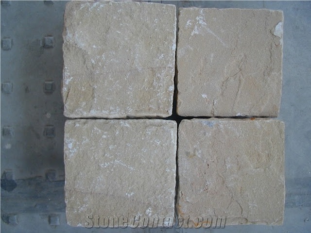 Mint Sandstone Cobble Stones