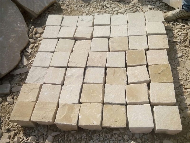 Mint Sandstone Cobble Stones