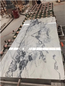 Armani Silver Marble Slabs Walling Flooring Tiles