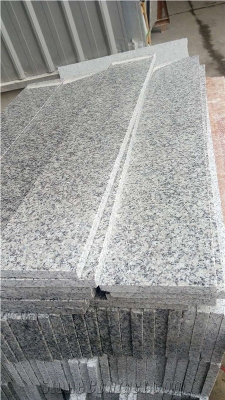 Big Flower Padang Light Sesame Grey Granite Steps