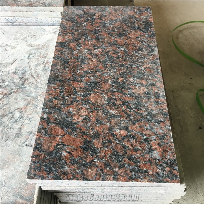Chestnut Brown Granite Slabs Wall Flooring Tiles