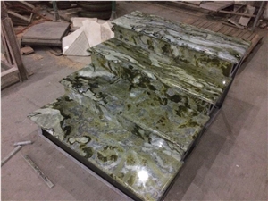 Emerald Jade Marble Slabs Walling Flooring Tiles