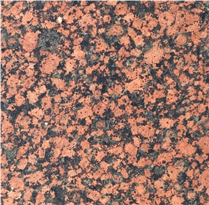 Finland Virolahden Punainen Red Granite Slab Tiles