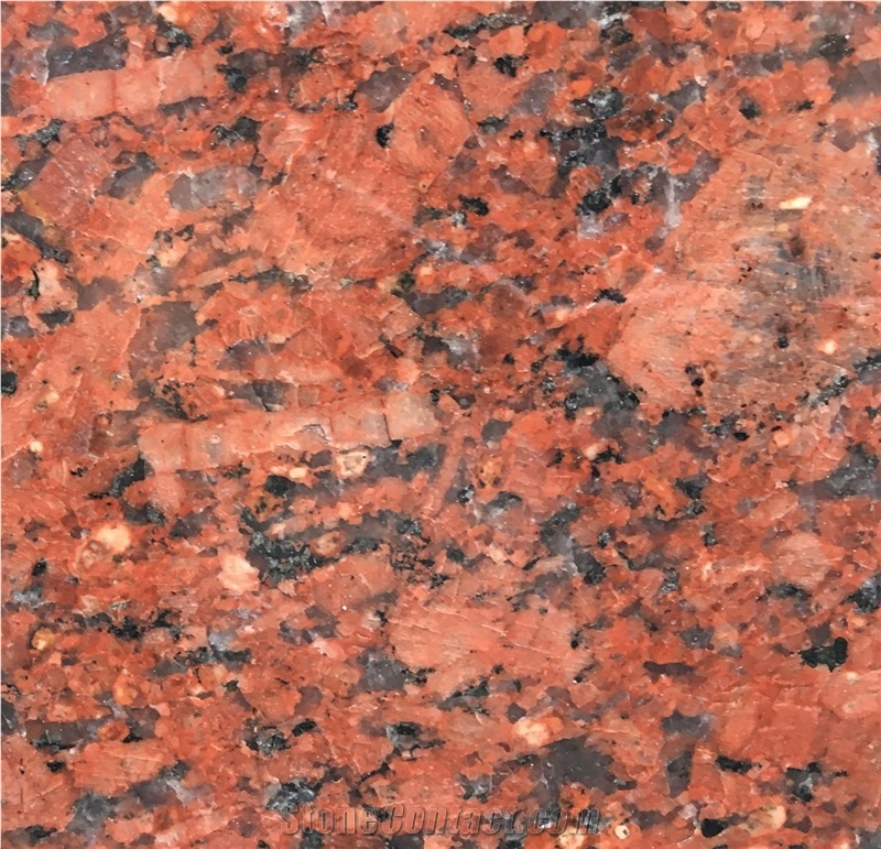Indian Karimnagar Maple Red Granite Slabs Tiles