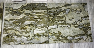 Magic Seaweed Green Marble Slabs Flooring Tiles