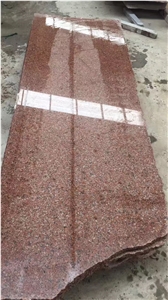 Polished Shidao Island Red Granite Slab Floor Tile