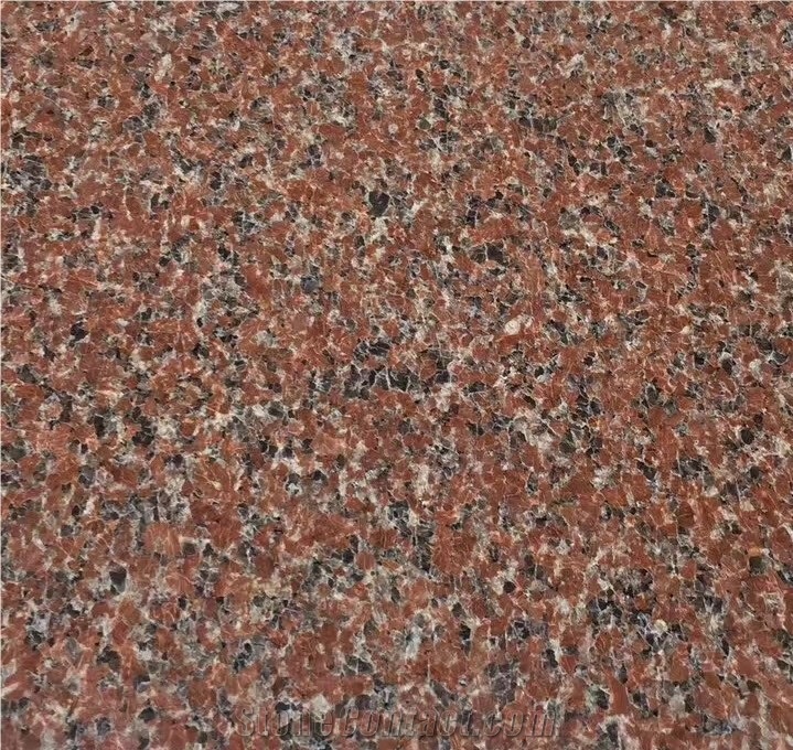 Renhe Island Red Granite Slabs Wall Flooring Tiles