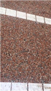 Rongcheng Island Red Granite Slab Wall Floor Tiles