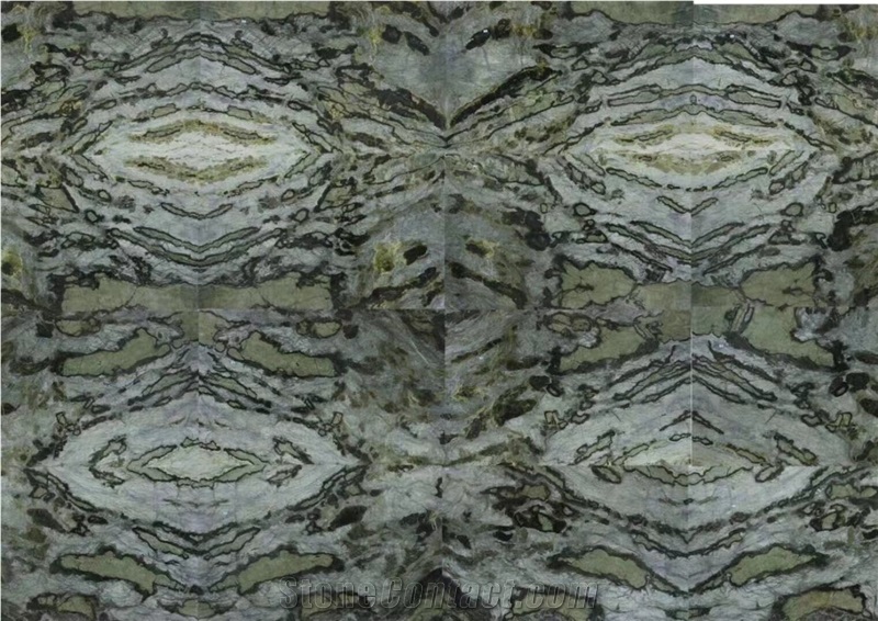 Twilight Green Marble Slabs Walling Flooring Tiles