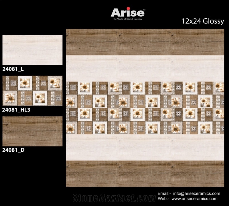 Wood-Look Ceramic Wall Tile