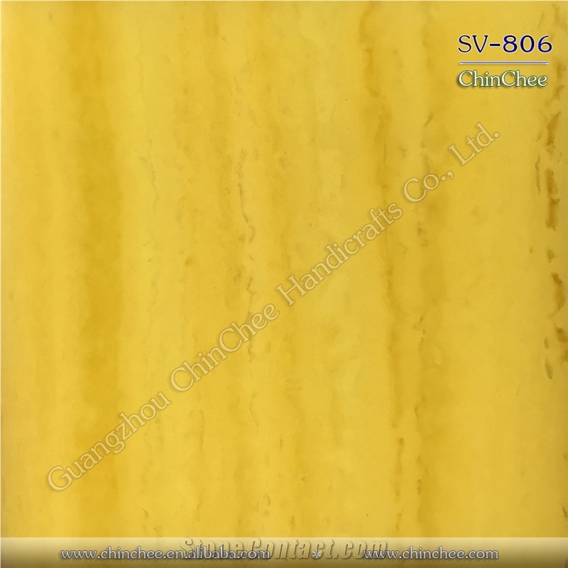 Backlit Honey Yellow Onyx Translucent Wall Panel