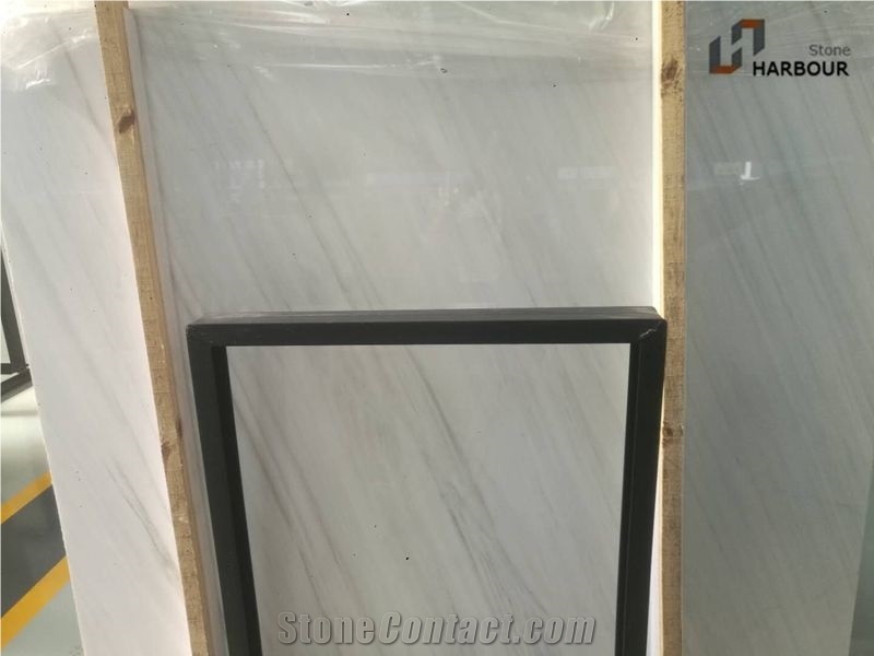 Milan White Marble Slab, New White Marble Material