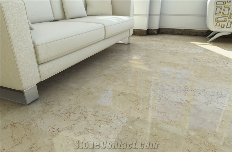 Crema Dorado Marble Flooring