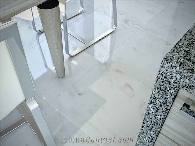 Marmol Blanco San Marino Polished Floor Tiles