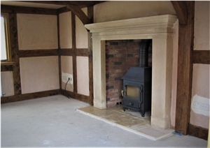 Oak Style Fireplace