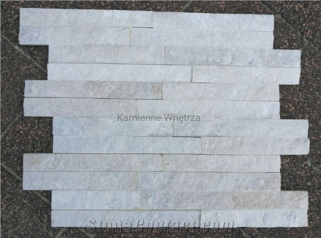 White Quartzite Wall Panel 36x10cm