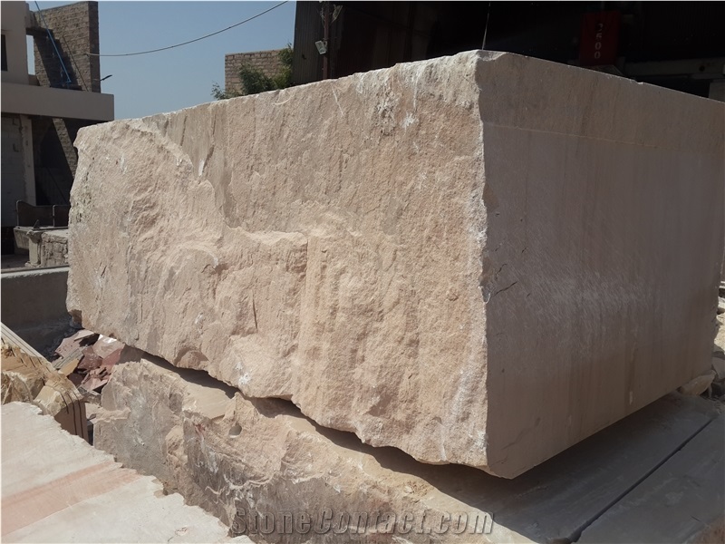 Jodhpur Beige Sandstone Block, India Beige Sandstone