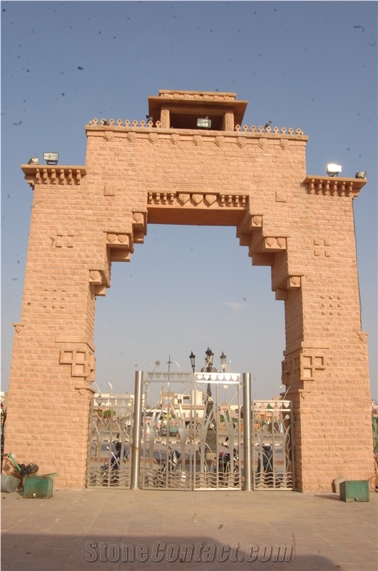 Sandstone Landscaping Gates