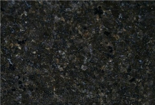 India Black Pearl Granite Slab Polished