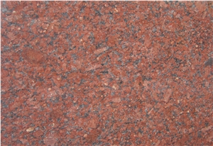 India Red Imperial Red Granite Slab Polished