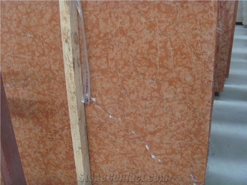 Italy Red Rosso Verona Marble Slab Polished