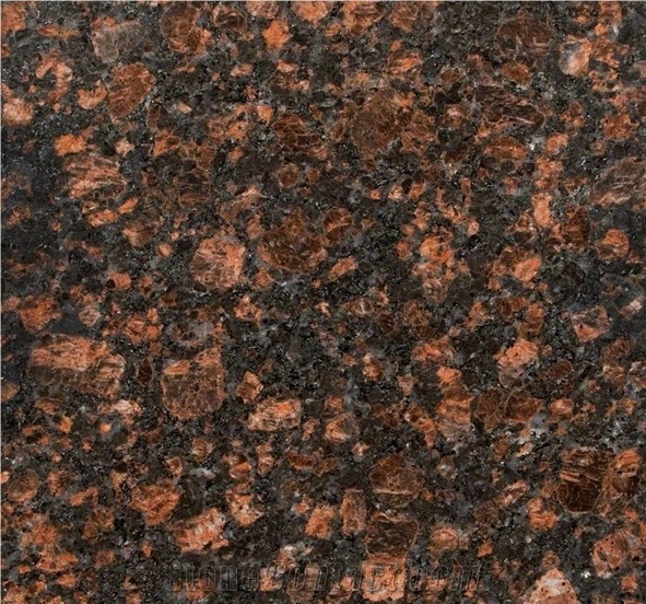 India Coffee Brown Granite, Tan Brown Granite Slab Polished