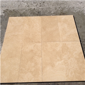 Ivory Travertine Crosscut Tiles 61x61x1,2cm