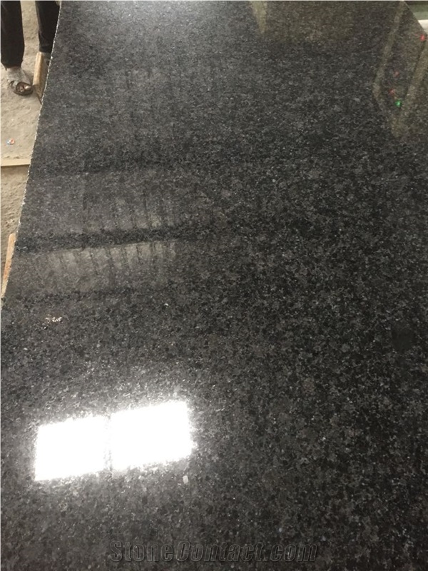 Ash Black Granite Slabs & Tiles
