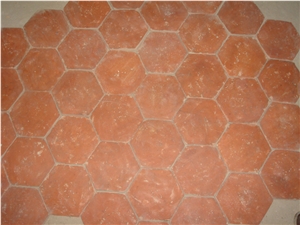 Terracotta Hexagon Paver Tiles
