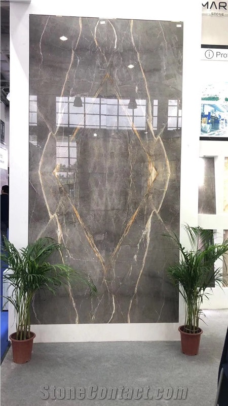 Manufacture Grey Stone Marble for Wall