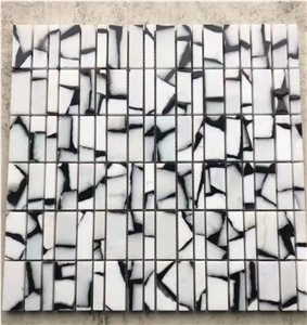 Black and White Mosaic Tiles