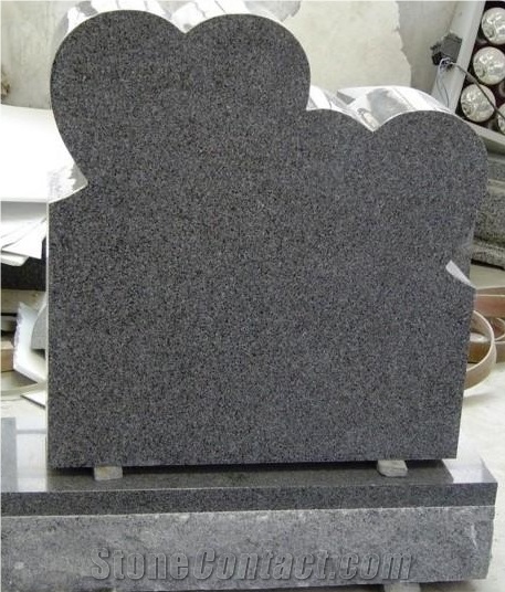G654 Granite Tombstone, Grey Granite Tombstone