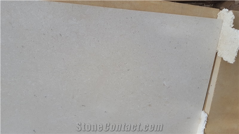 White Limestone Tiles, Slab