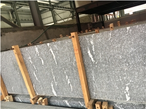 Flamed China Grey Granite Tiles Snow Grey Flooring
