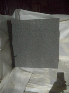 China Black Granite Flamed Tiles for Wall Cladding Flooring
