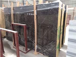 Nero St Laurent China Brown Marble,Brown Tiny Marble Slabs