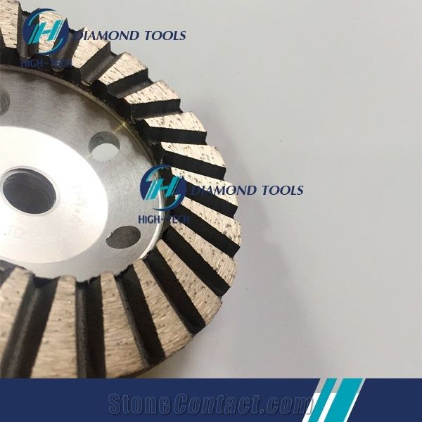 Aluminium Turbo Diamond Grinding Cup Wheel