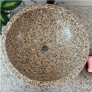 Chrocks G682 Granite Basin,Yellow Granite Washbowl