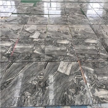 Grey Marble with Silver Wave Marble Stone Marble