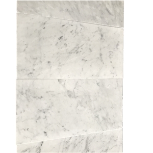 Carrara Marble Thin Floor Tiles Size Customized
