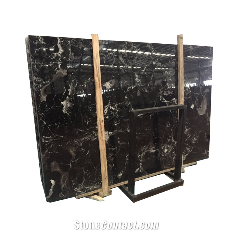China Century Black Ice Marble Tiles for Sale