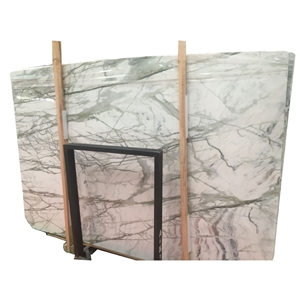 China Clivia White Marble Tiles Slabs for Interior