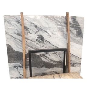 China Landscape White Marble Slabs for Wall Tiles