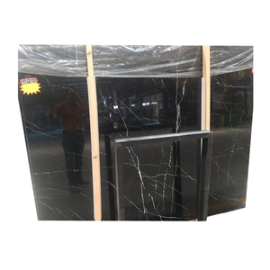 China Marquina Marble Slabs for Wall Tiles