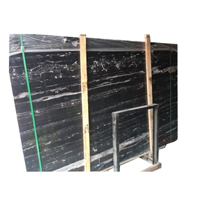 China Silver Dragon Black Marble Slabs and Tiles