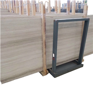 China White Wooden Marble Slabs Price