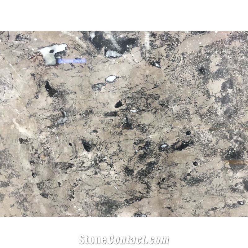 Chinese Polished Grey Marble Slabs for Indoor