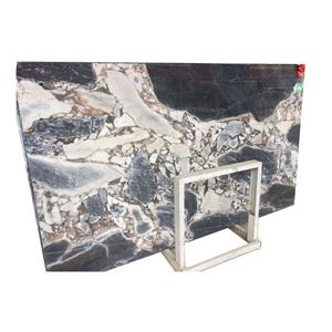 Galaxy Blue Marble Slabs for Interior Decoration