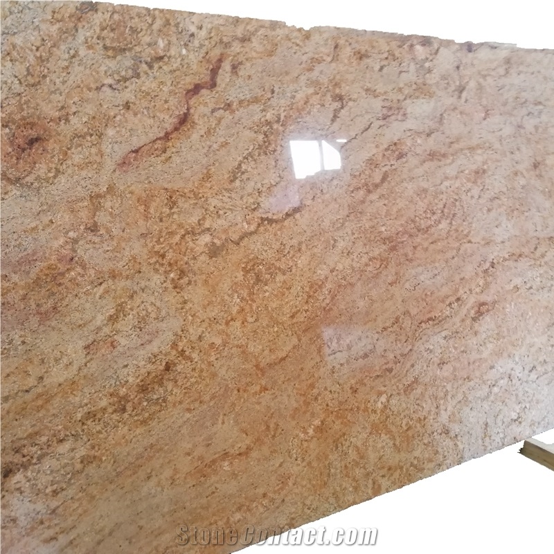 Indian Orlando Gold Granite Slabs and Tiles