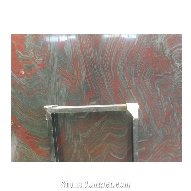 Iron Red Granite Slab Tiles Price for Luxury House
